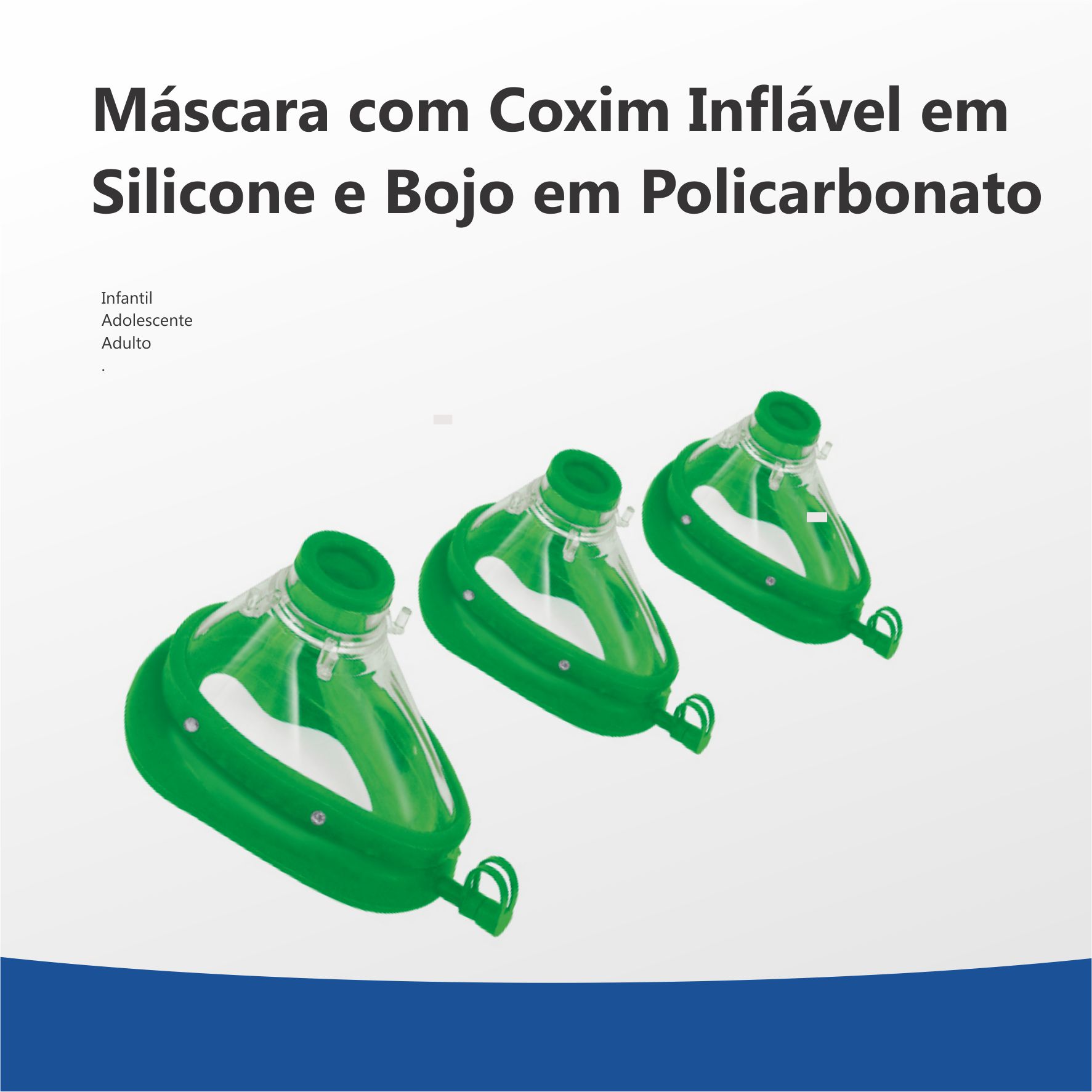 Máscara com Coxim Inflável