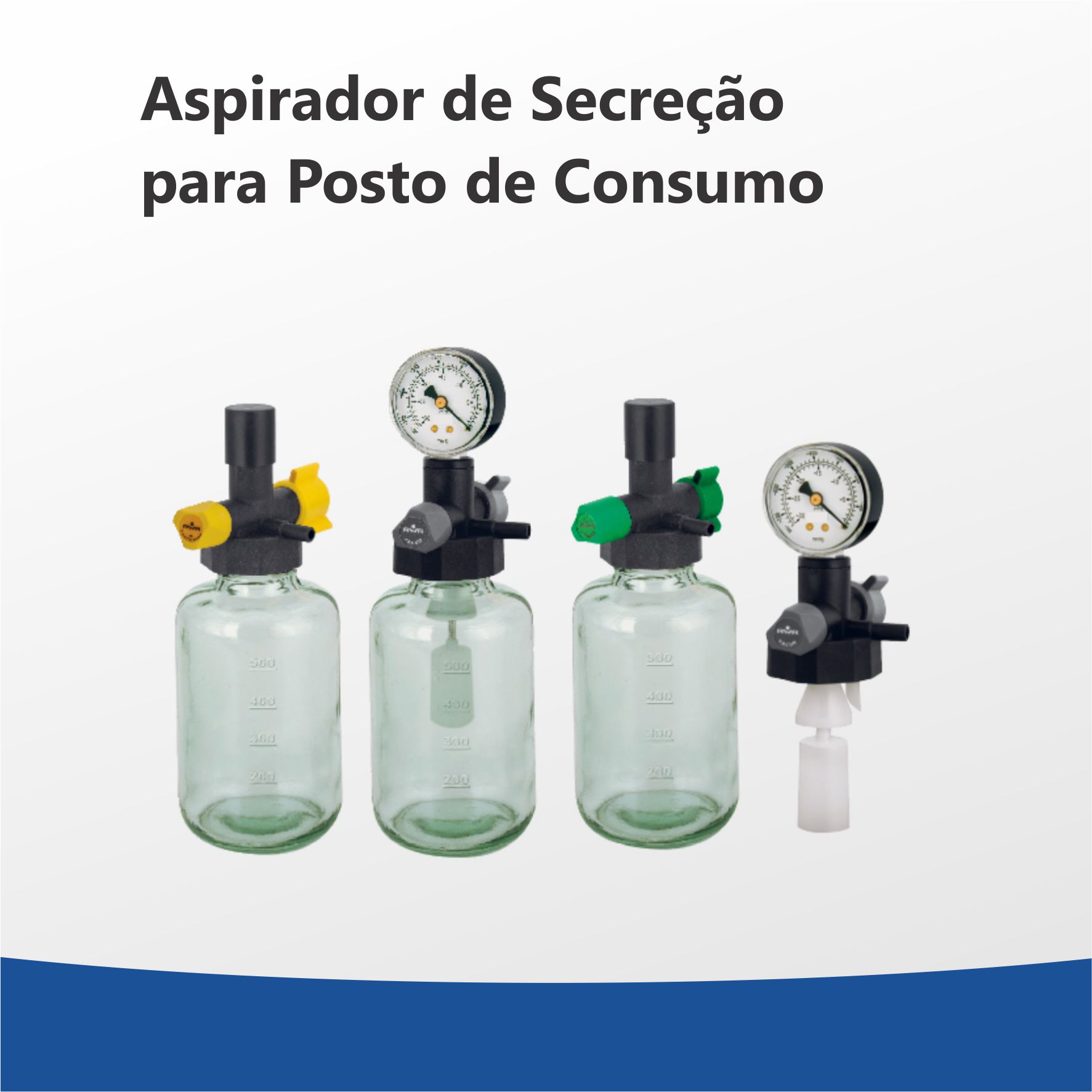 Aspirador de Secreção para Posto de Consumo