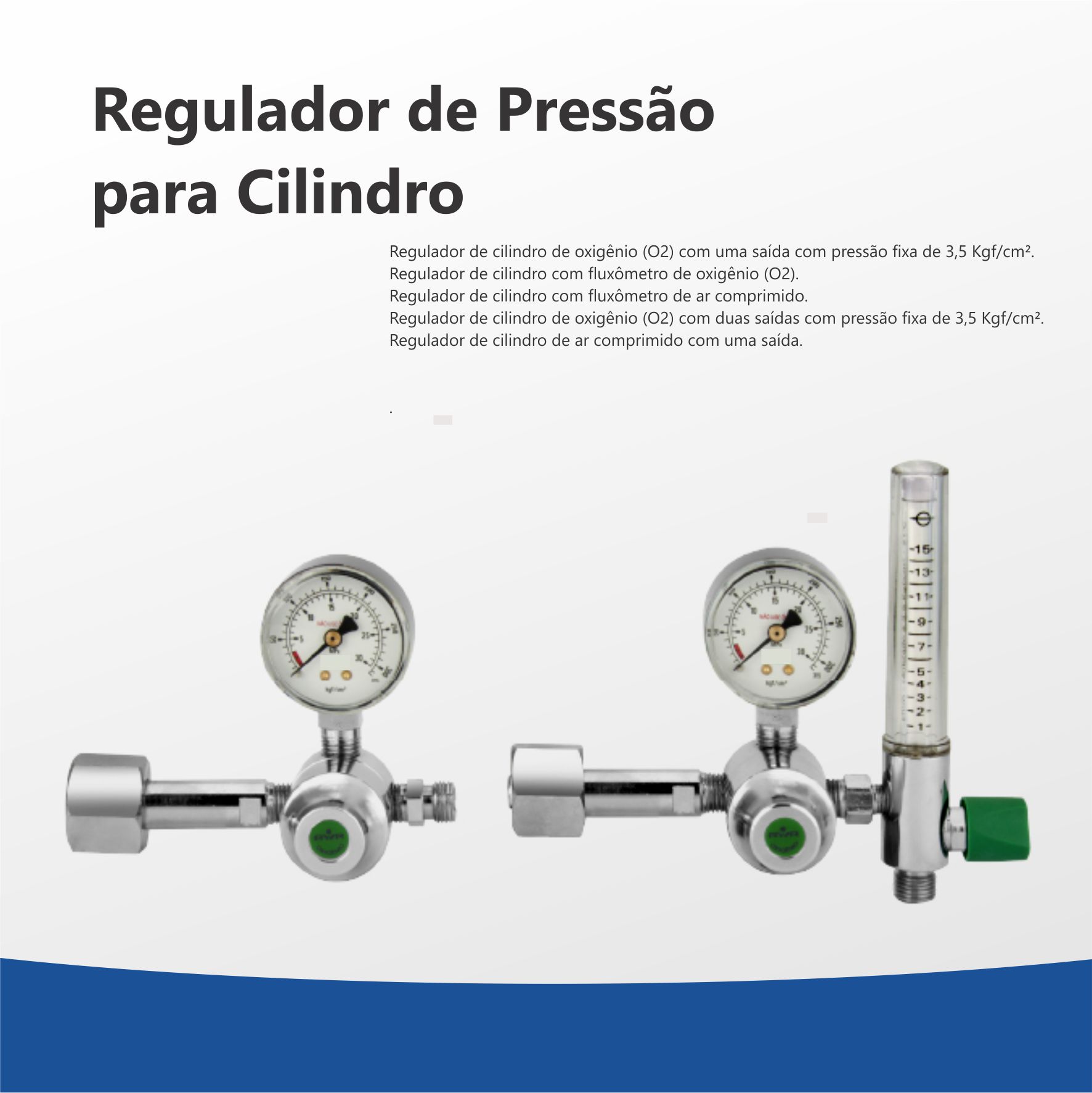 Regulador de Pressão para Cilindro