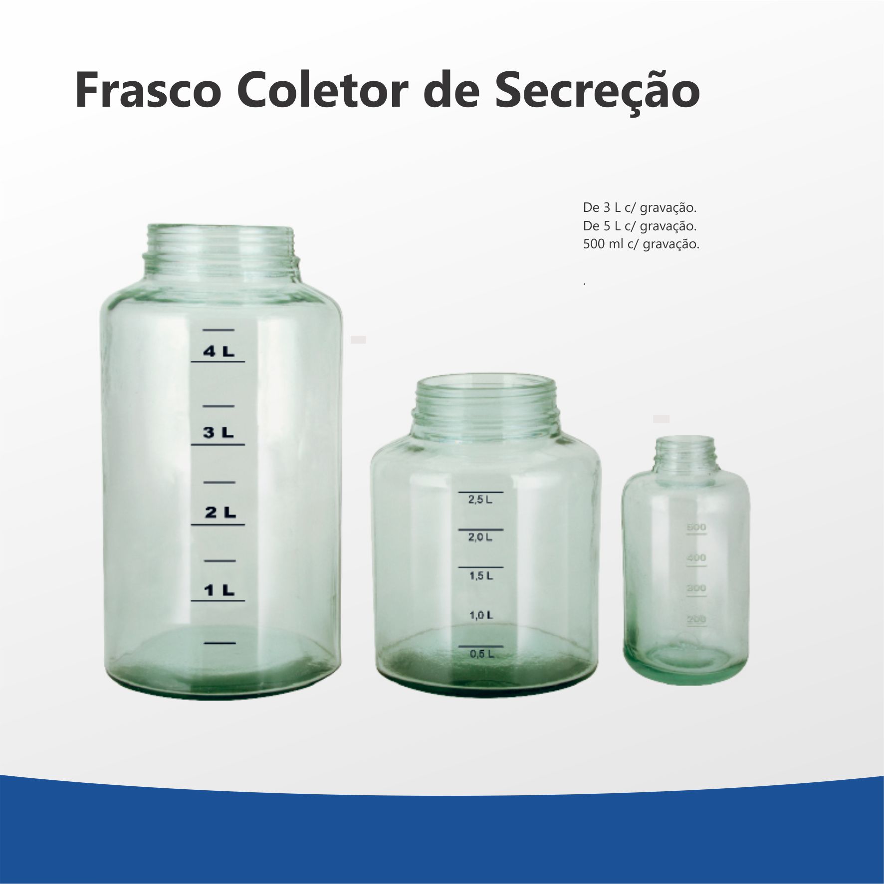 Frasco Coletor de Secreção