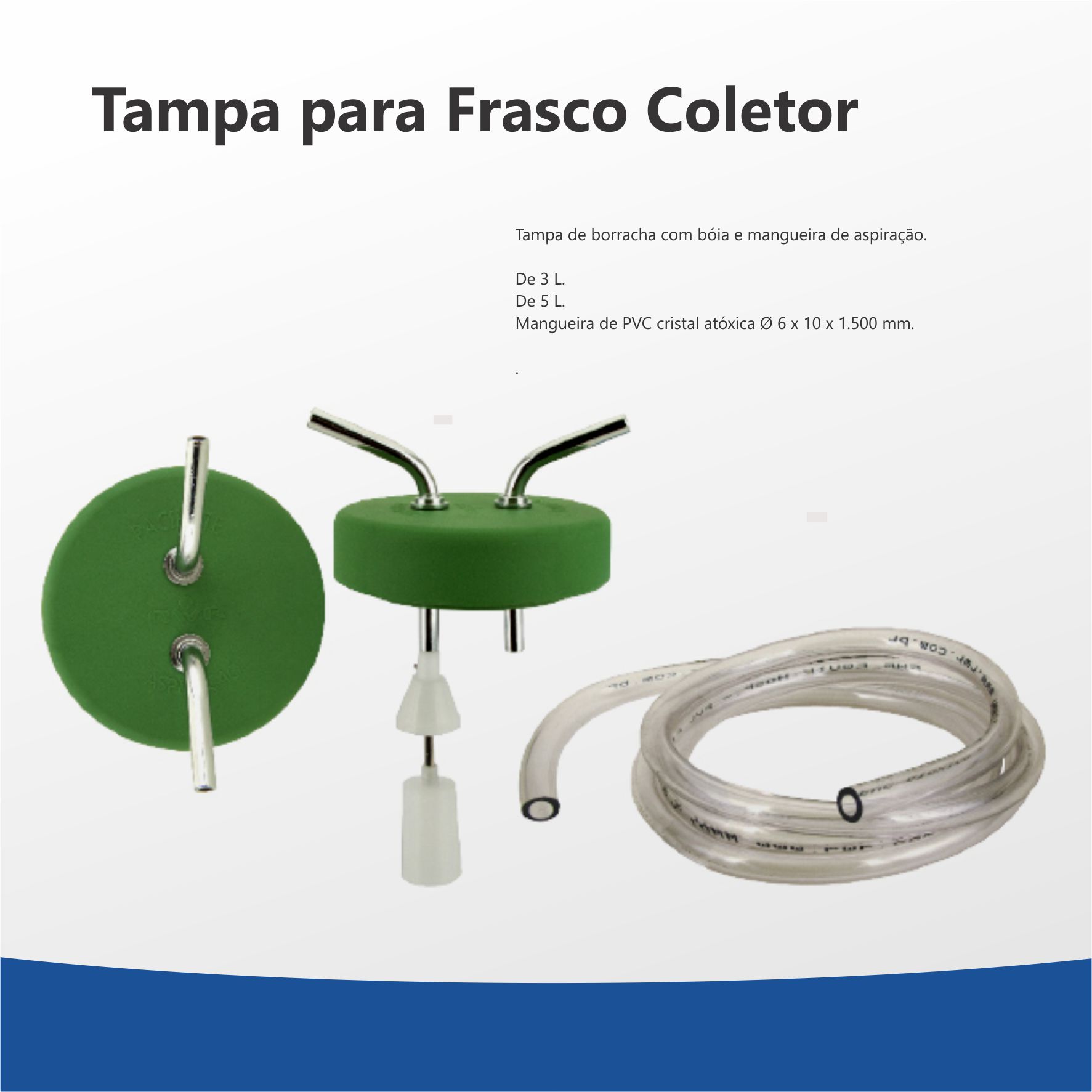 Tampa para Frasco Coletor